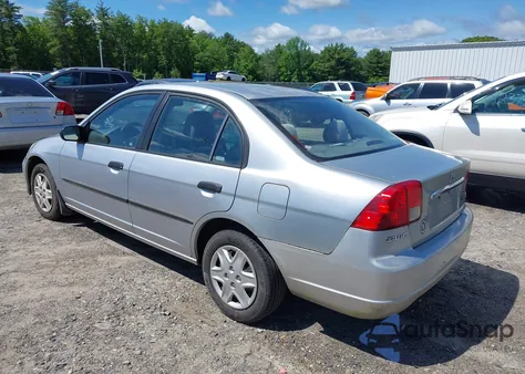 2004 Honda Civic Vp z USA, uszkodzony, nr VIN 2HGES16364H592126